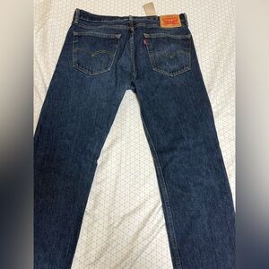Levi's Men's Dark Blue Straight Jeans